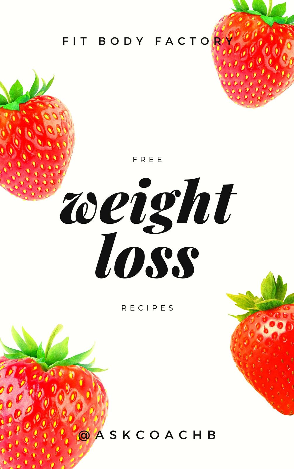 FREE WEIGHT LOSS RECIPE BOOK