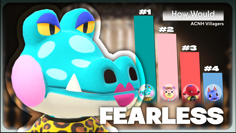 How Would my ACNH Villagers sing FEARLESS by LE SSERAFIM