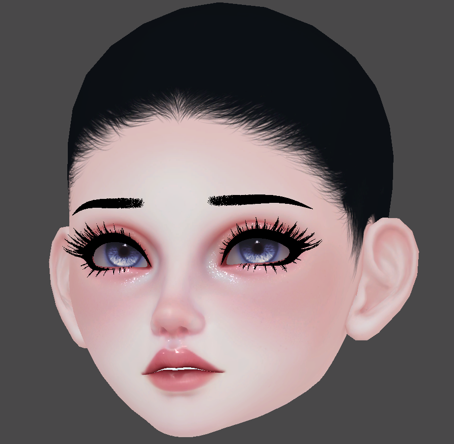 Doll Face Eye Textures For Savi Head FREE VRChat Asset 
