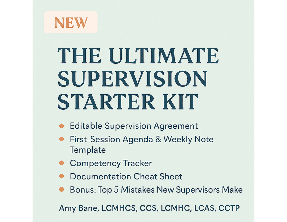 🧰 The Ultimate Supervision Starter Kit for Therapists & Clinical ...