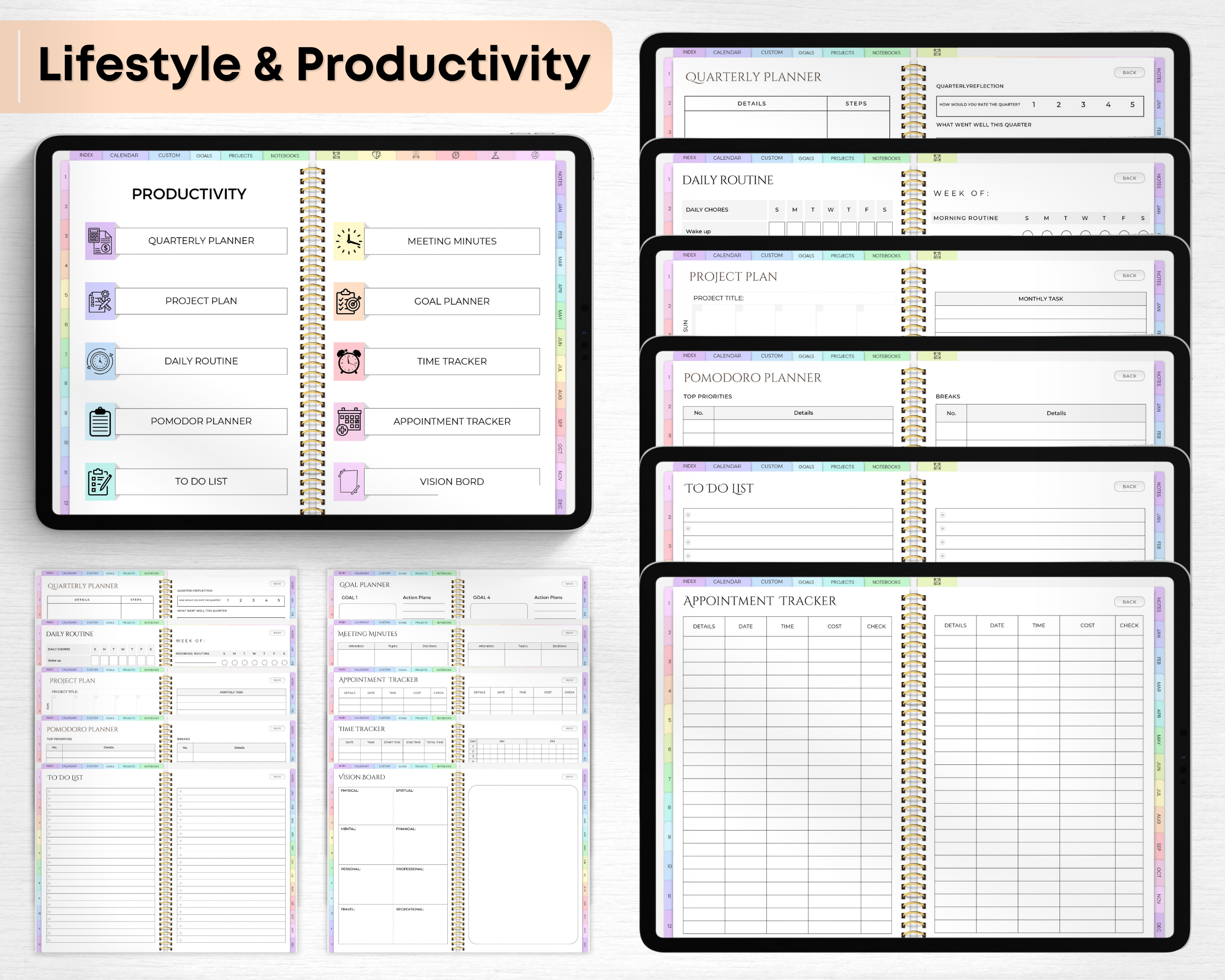 Digital Planner, Goodnotes Planner, iPad Planner