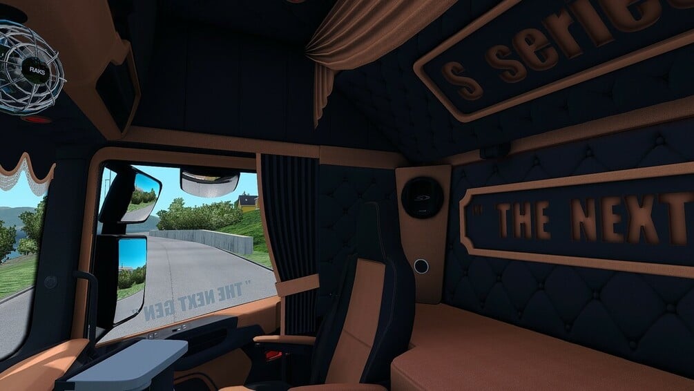 Scania S Holland / Danish / NEXT GEN Interior ETS 2 by xl3laz3rx ETS2 Mods