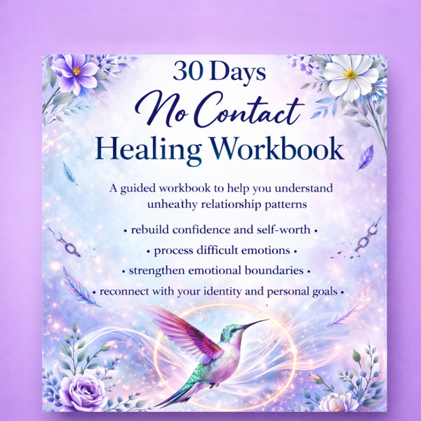 30 Days of No Contact Healing Workbook Cover