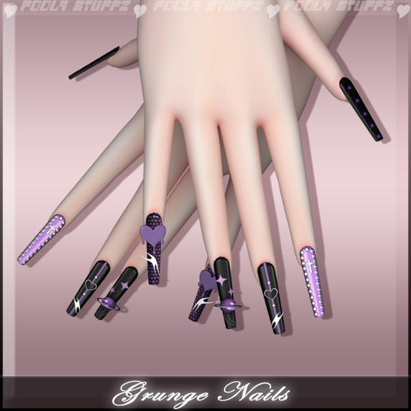 ❥-┊ Grunge Nails ┊ Commercial Use