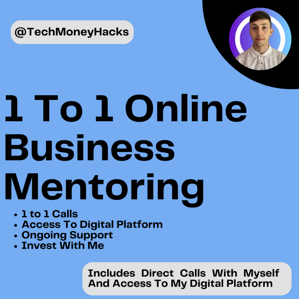 1 to 1 Online Business Mentoring