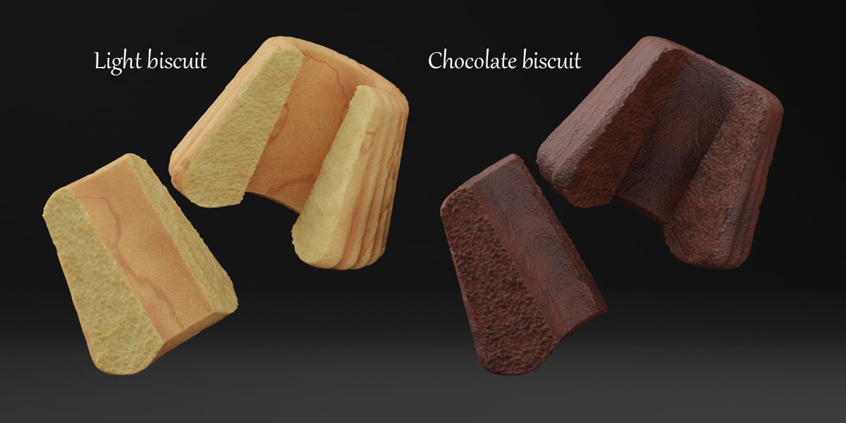 Biscuit Cake Shader For Blender 3d. Cycles 2.82