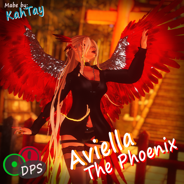 Aviella  -  Phoenix Avatar (VRChat Avatars) 