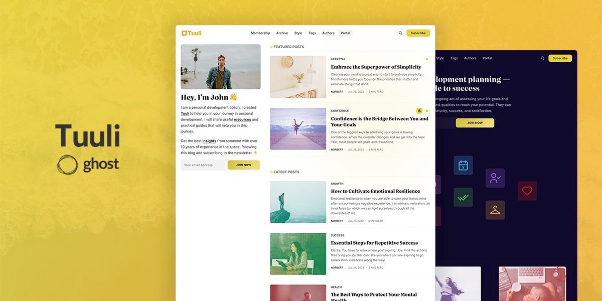 tuuli wordpress theme