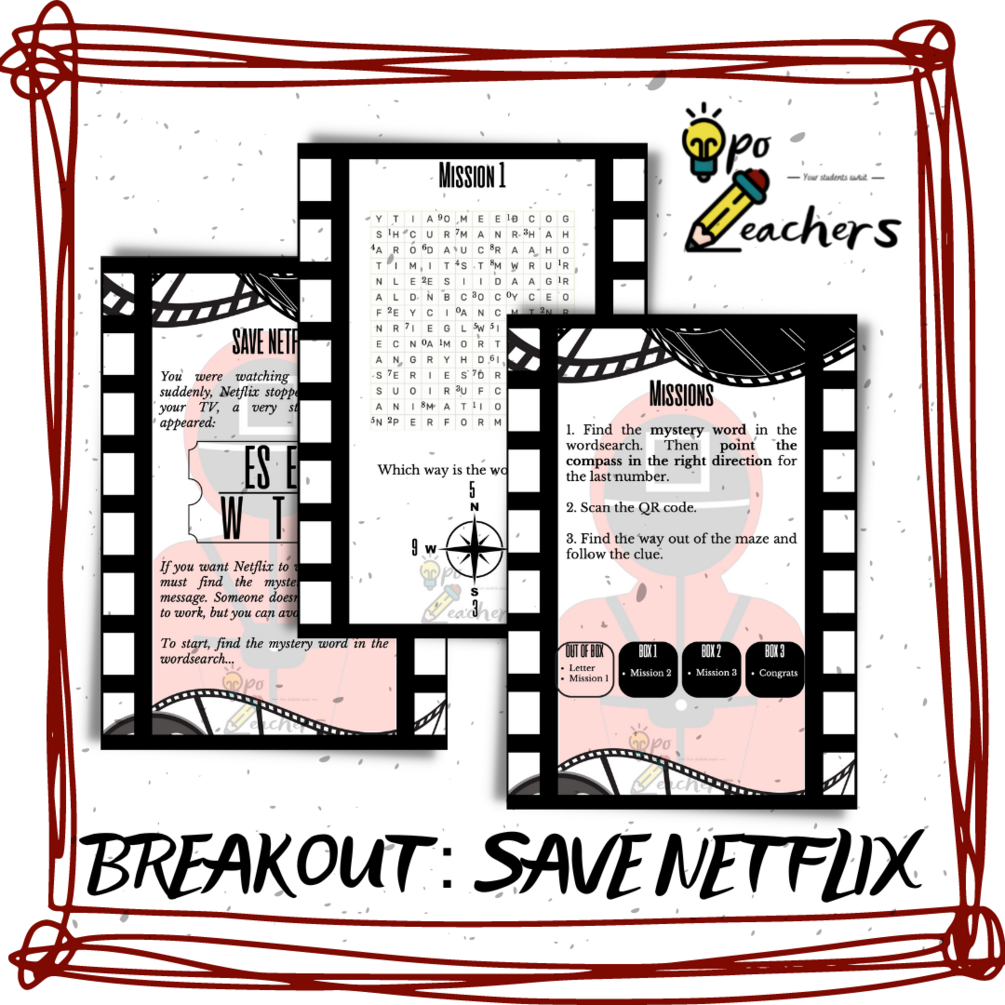 Breakout Edu Save Netflix