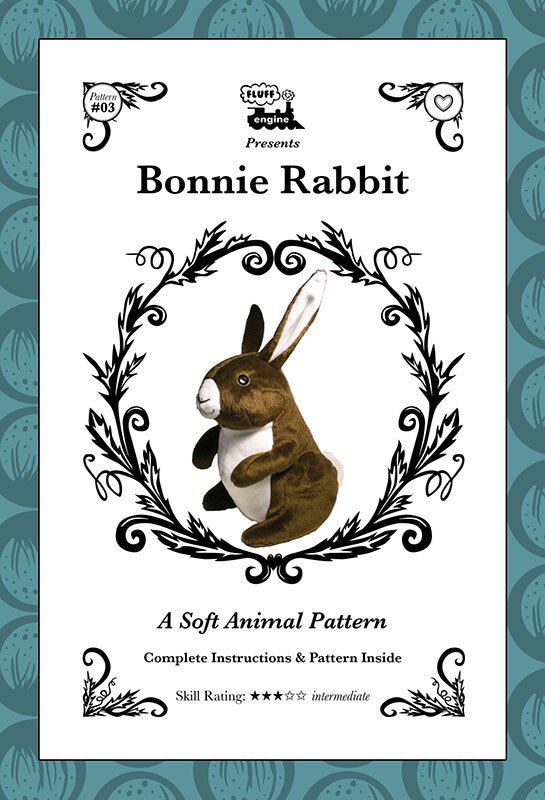 Plush Toy Rabbit Sewing Pattern