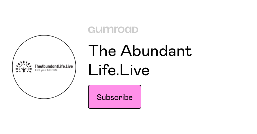 The Abundant Life.Live