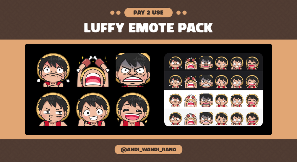 Luffy Emote Pack