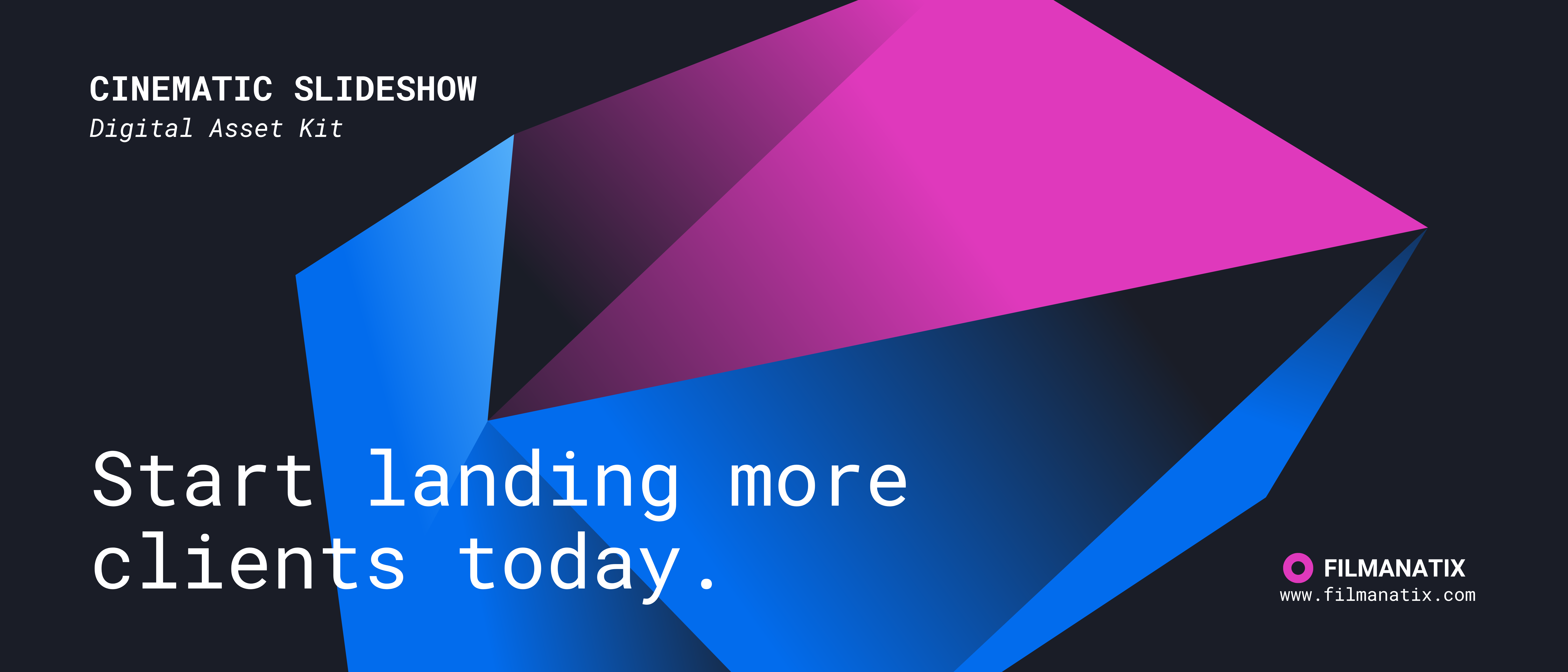 Cinematic Slideshow Kit NOW AVAILABLE Filmanatix