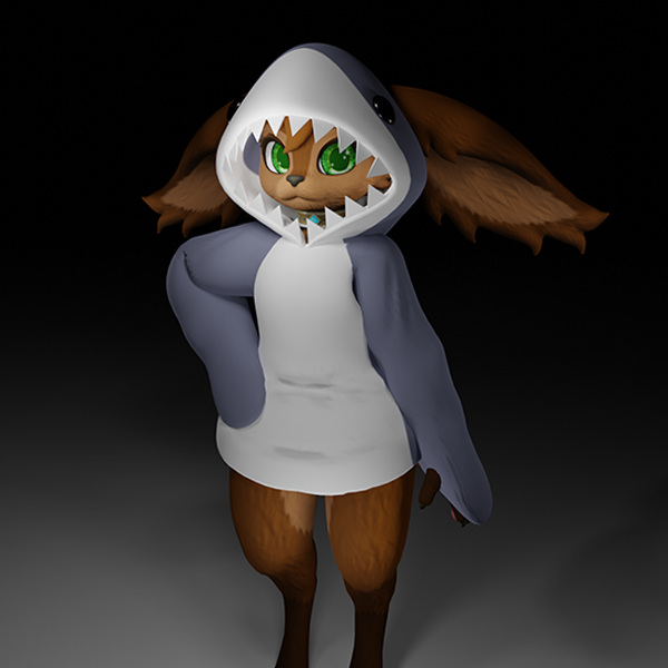 Hobkin Hoodie: Shark