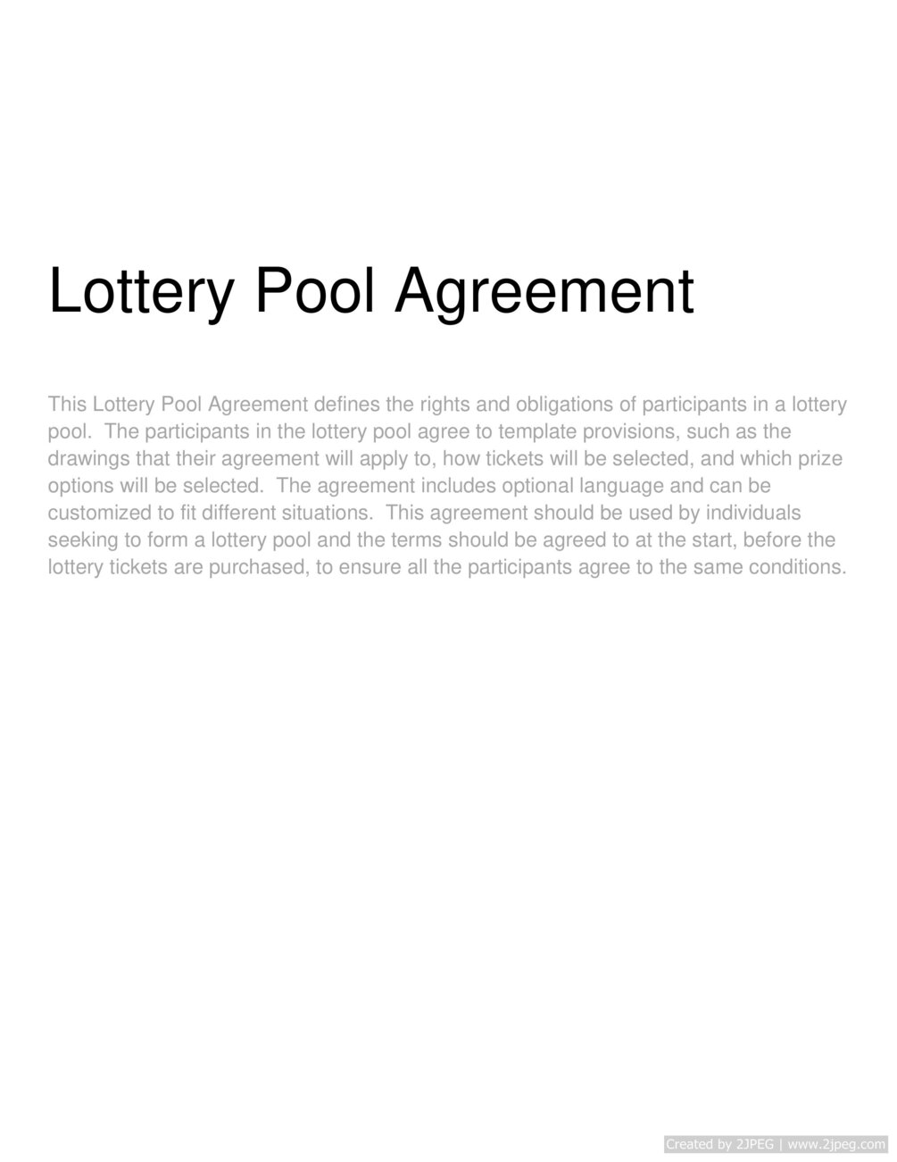 lottery-pool-agreement