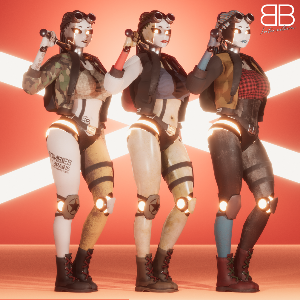 Original 3D Model] S13RRA SR22 Rockabilly Robot Girl VRChat Avatar - Battle  Bunny Mods - BOOTH