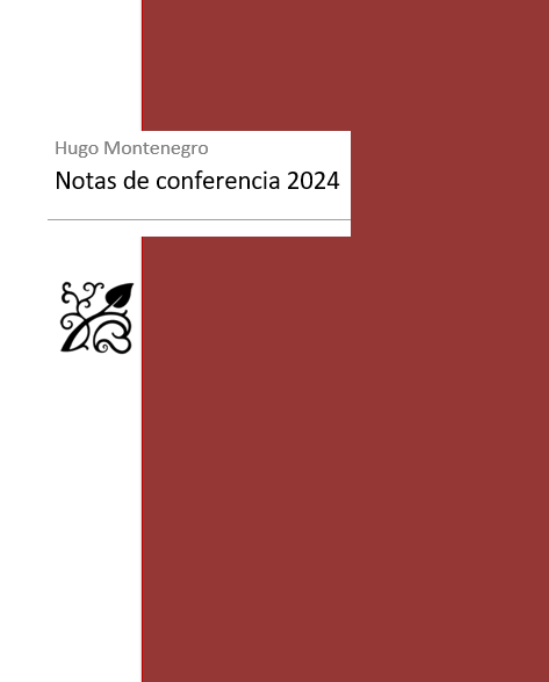 Notas de conferencia 2024