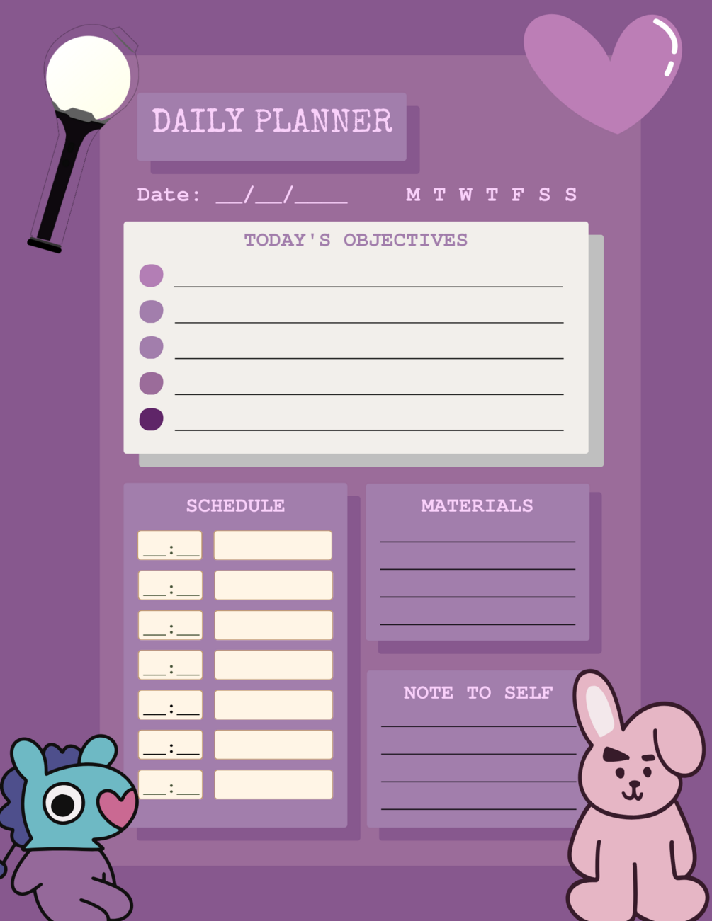 bts-themed-daily-planner