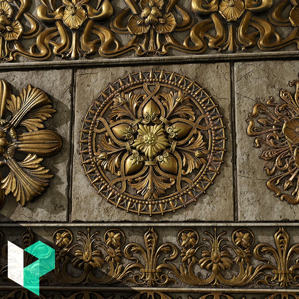 Creating a Fantasy Trim Texture