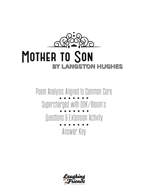 essay on langston hughes mother to son