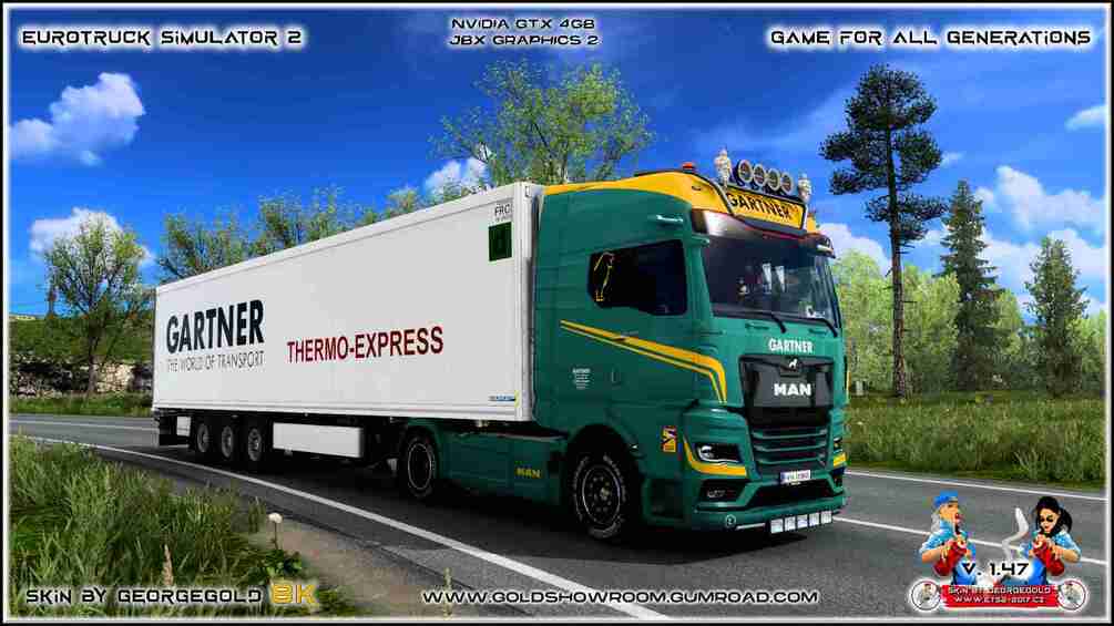 ETS 2 Skin Combo Man 2020 SCS Gartner II by GOLDSHOWROOM