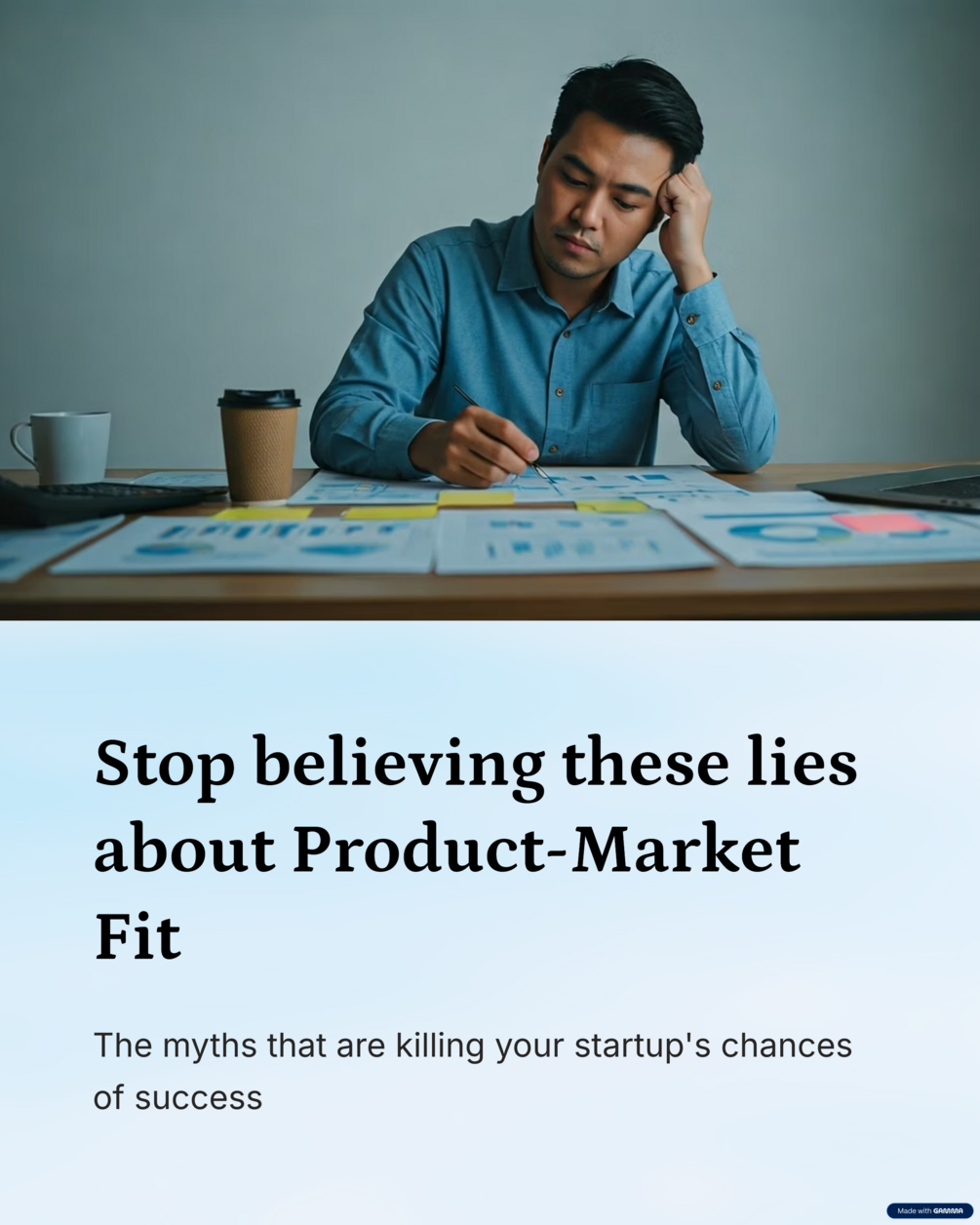 Stop believing these lies about ProductMarket Fit