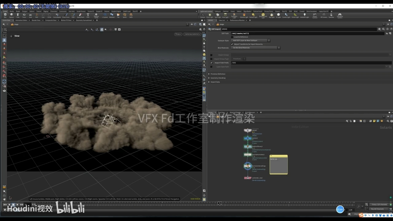 Using Houdini20karma XPU to solve rendering pyro file hip
