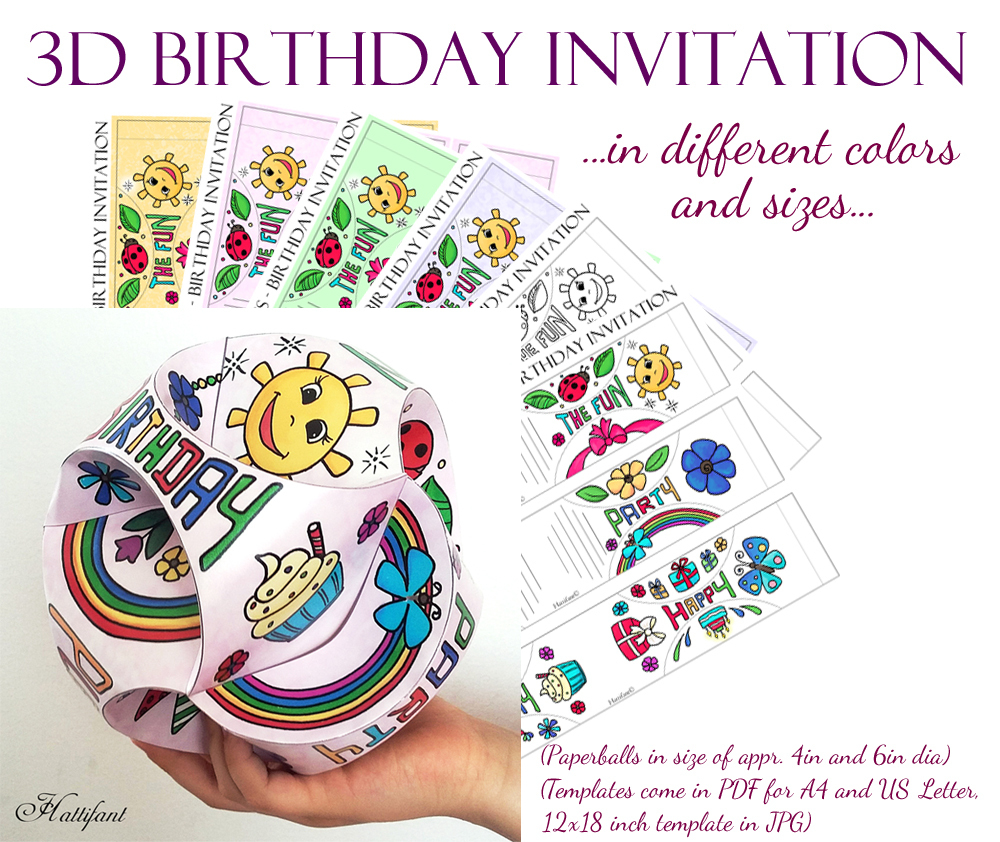 Colorful Alphapet Font To Use for Children S Parties Invitation