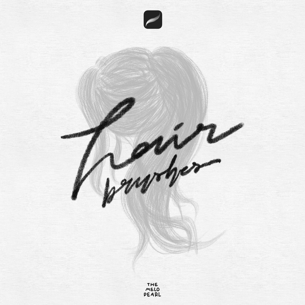 TML | Hair brushes| Brushes for Procreate by The Melo Pearl