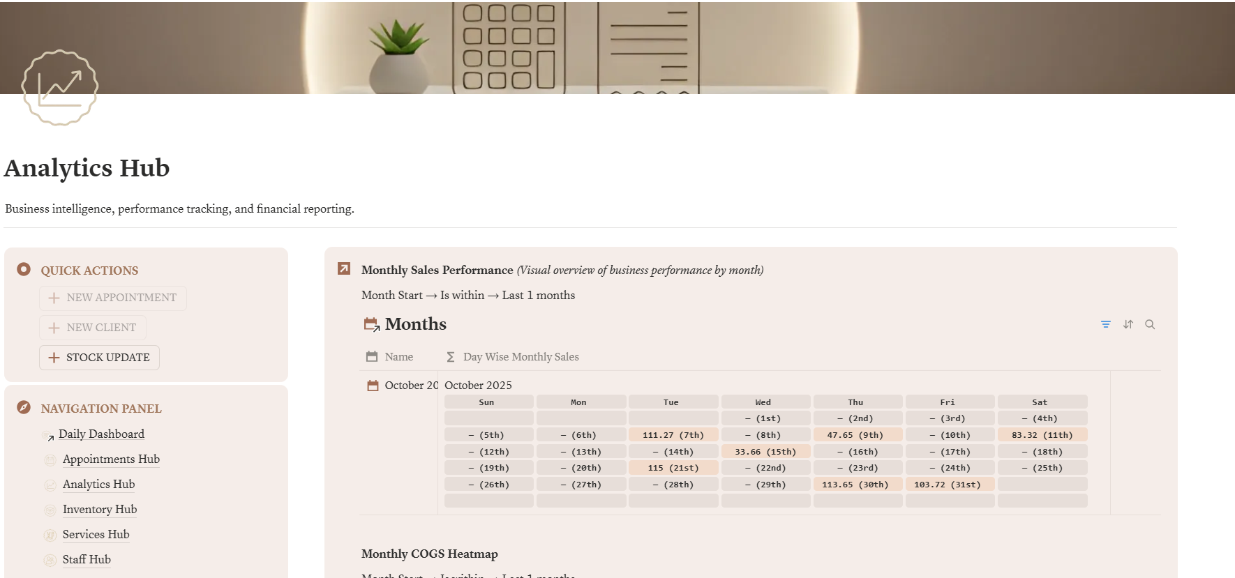 Salon & Spa Business OS - view 2
