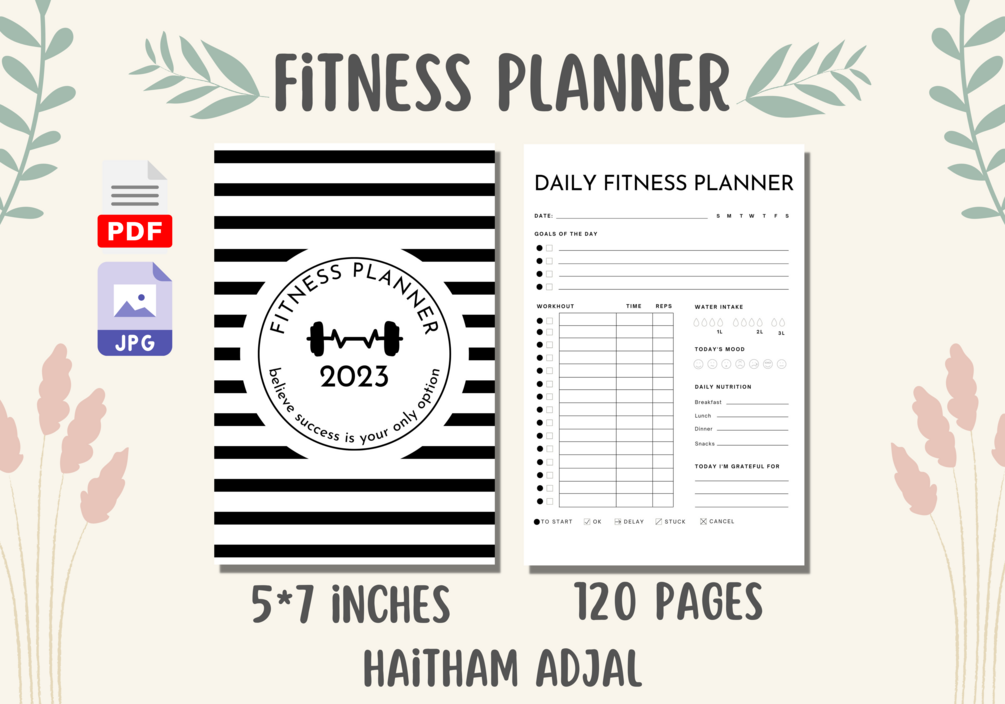 Fitness Planner 2023 / KDP Interior
