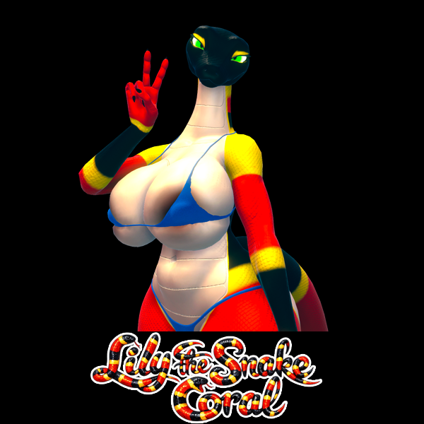 Lily the Snake Coral - Texture & Material - VRCHAT