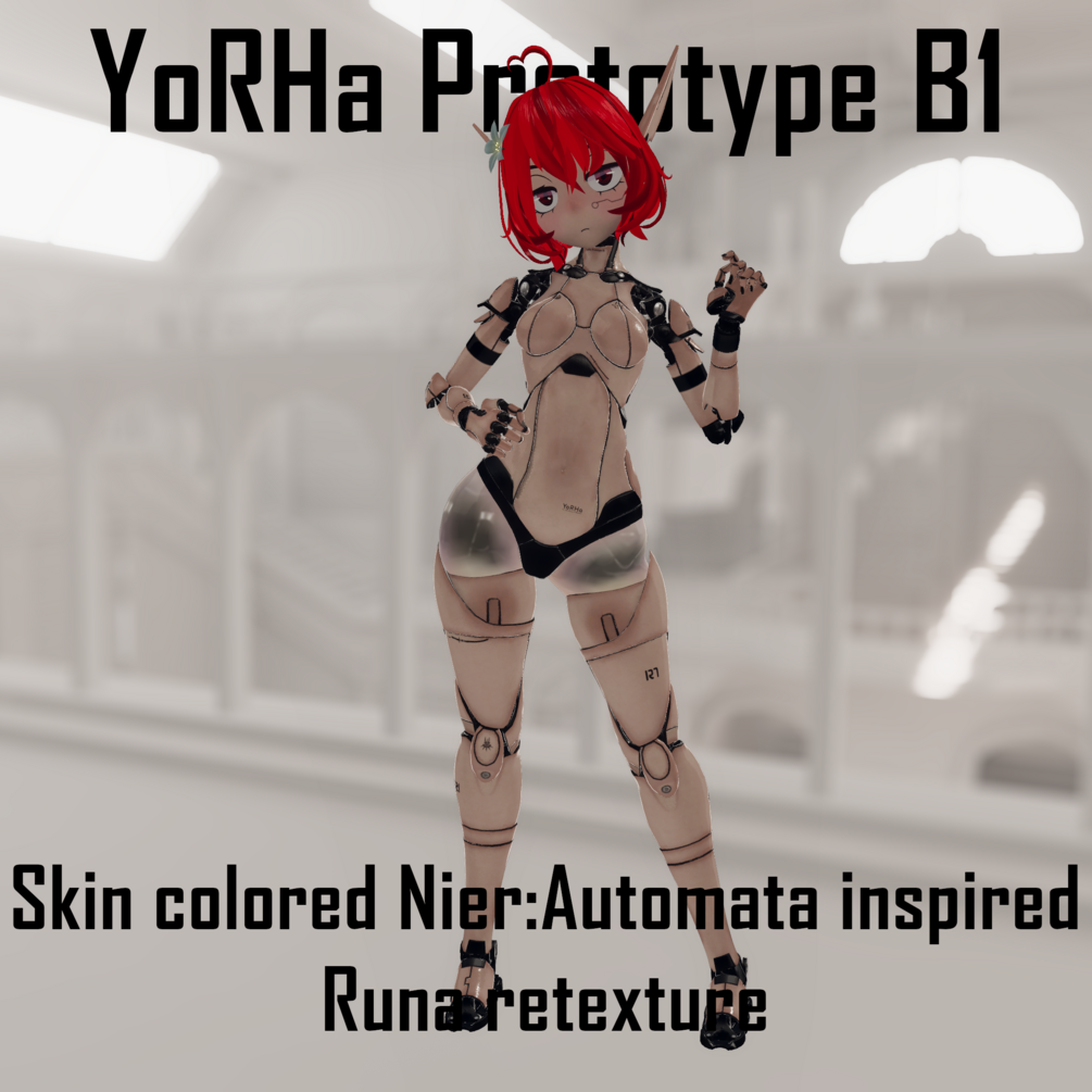 YoRHa Style Runa/Luna Material & Texture Set