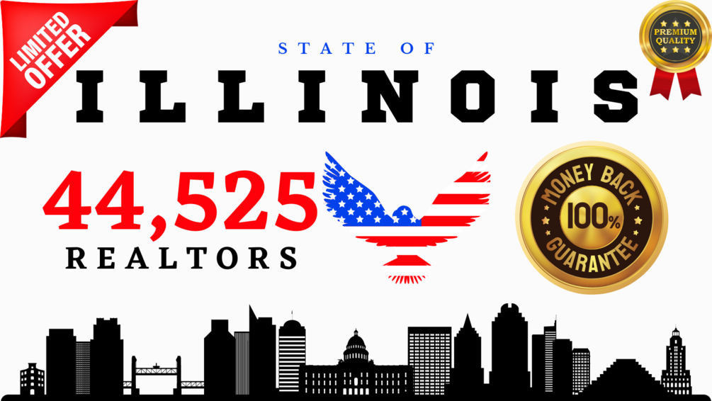 RealProspect Premium USA Realtor Leads State of ILLINOIS