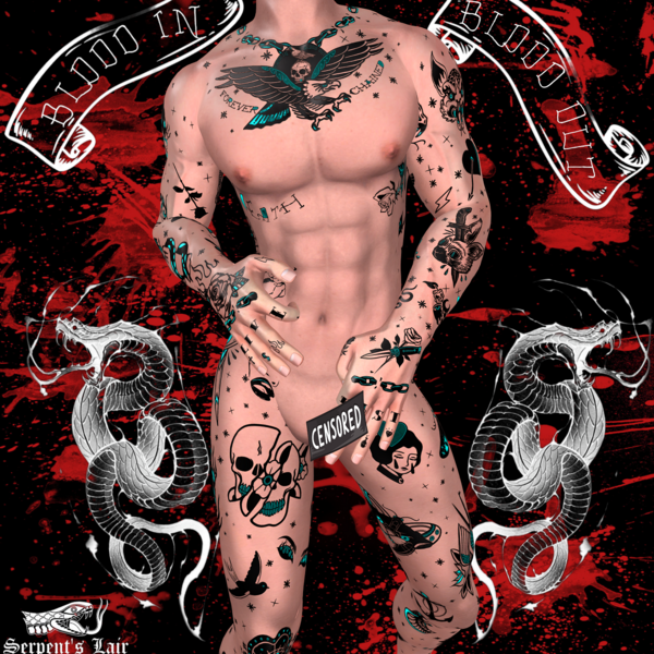 Blood In Blood Out Tattoo Texture (Ace V4)