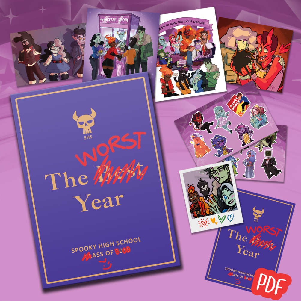  bundle the worst year monster prom year book zine