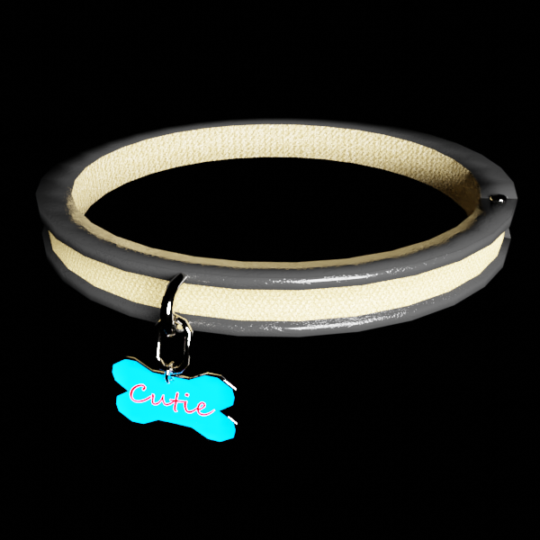 Name Tag Fabric/Leather collar