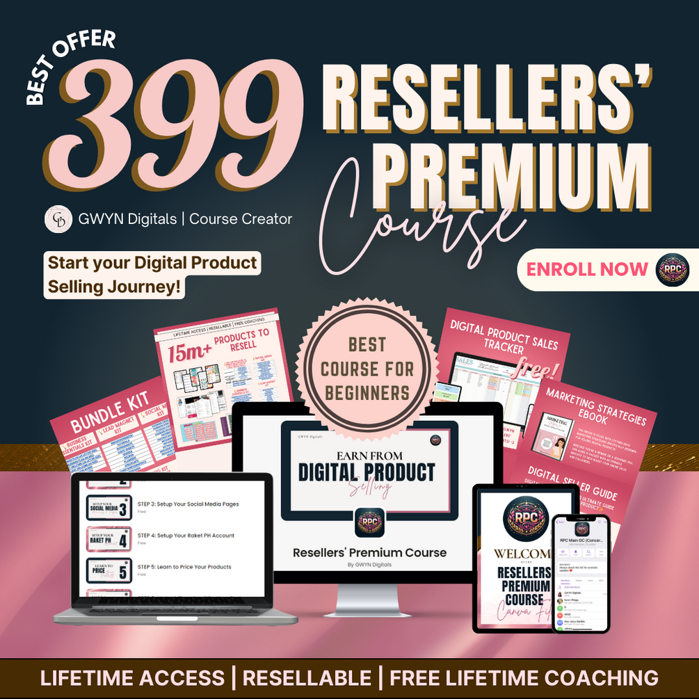 RESELLERS' PREMIUM COURSE (PERFECT COURSE FOR DIGITAL PRODUCT SELLERS ...