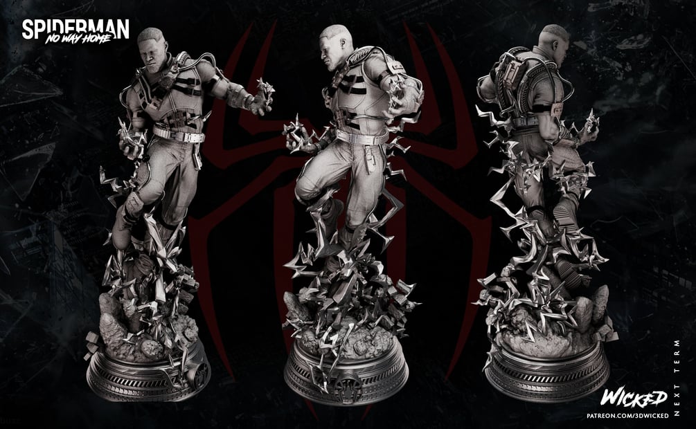 Wicked Marvel Electro Sculpture Tested and ready for 3d printing