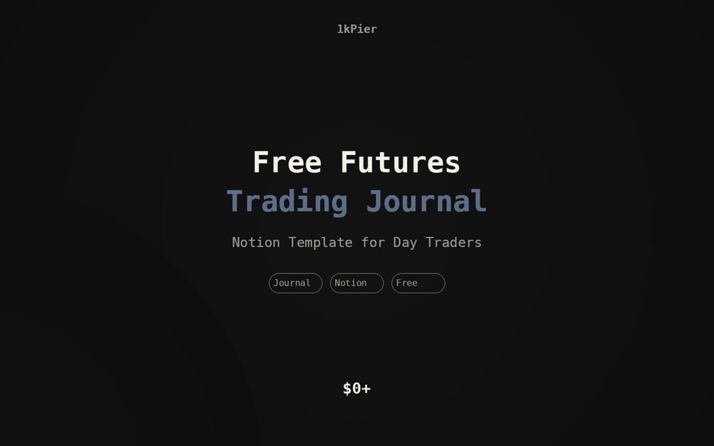 Free Futures Trading Journal