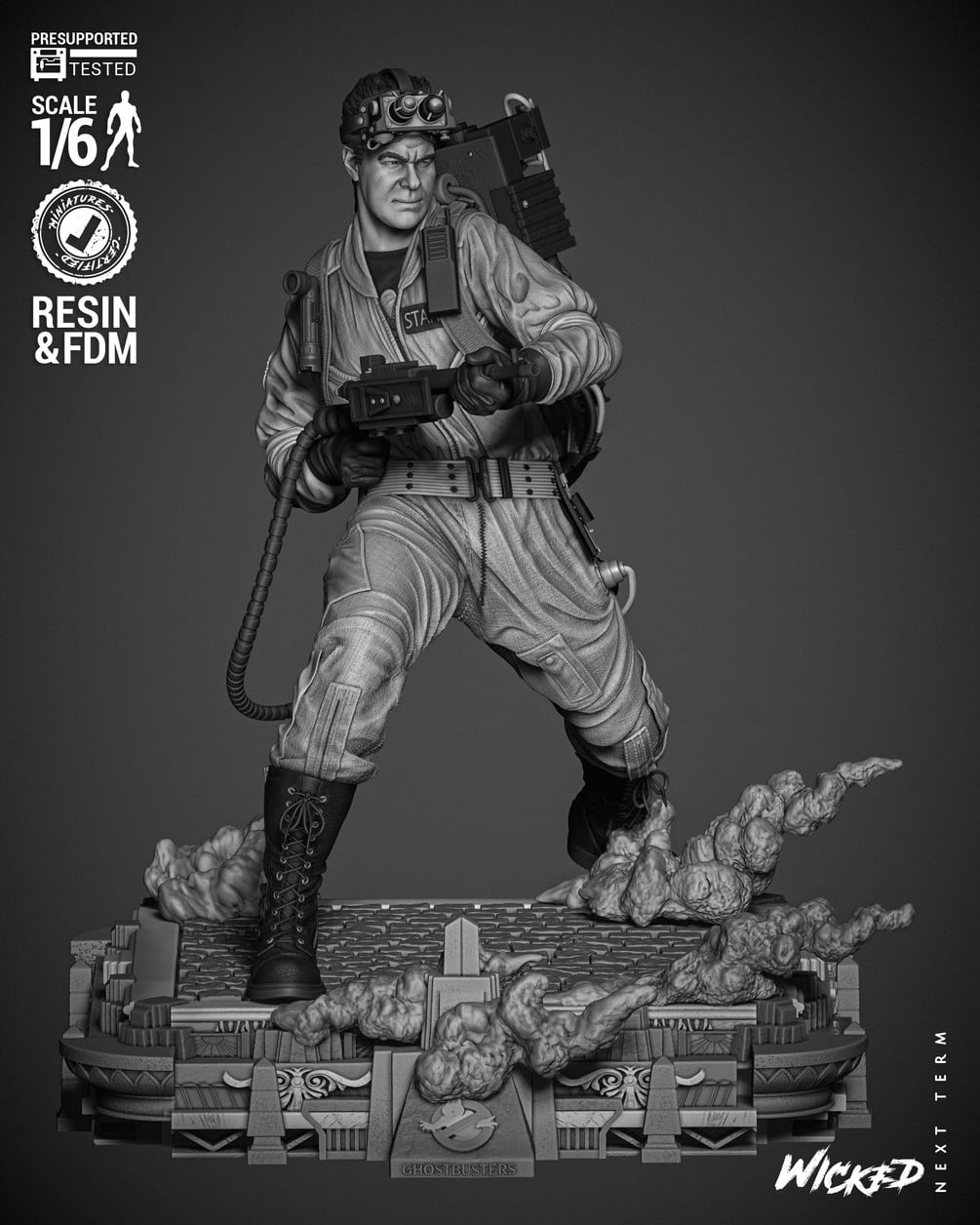 Wicked Movies Ray Sculpture: Tested and ready for 3D printing