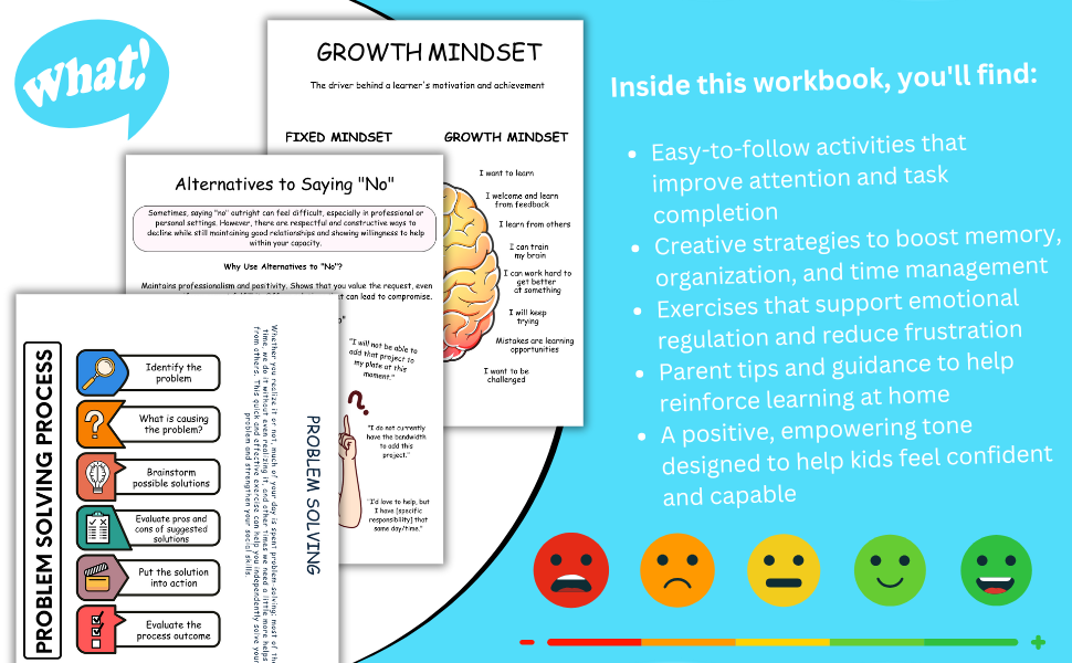 Executive Functioning Workbook for Kids: 40 Activities and Skill ...