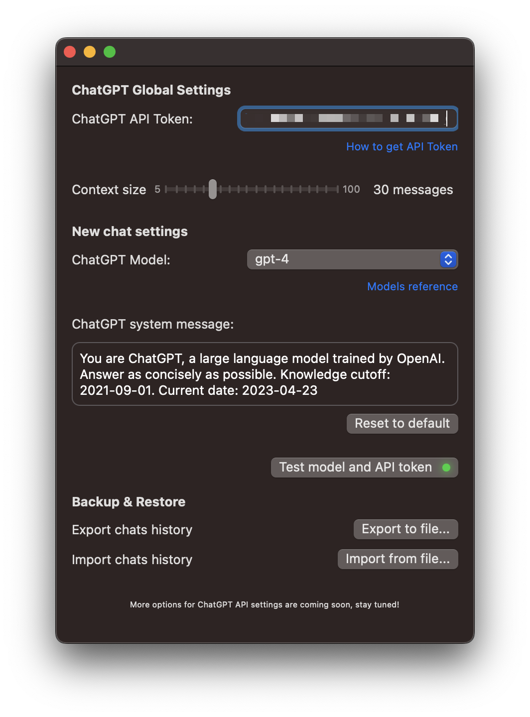 Macai for chatgpt