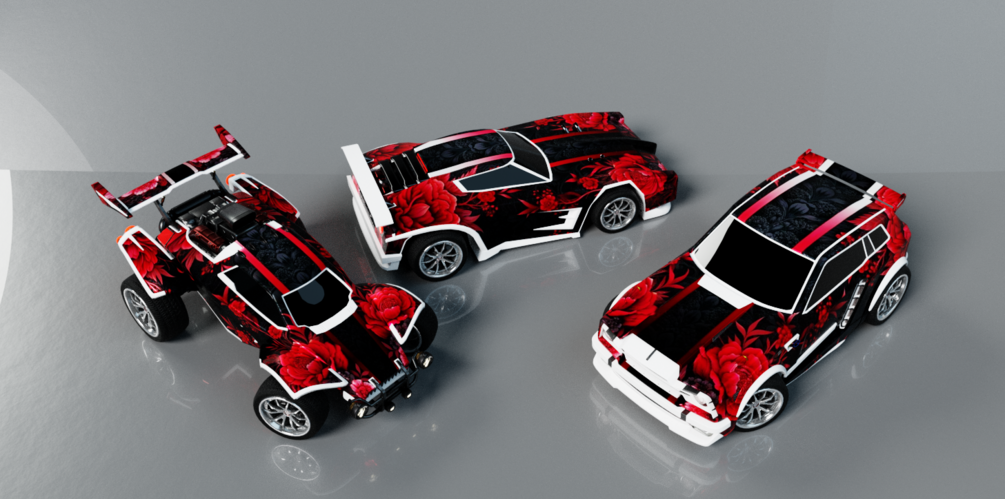 Roses 3€ Pack (all colors and car) (if you want to pay on paypal, contact me on discord)