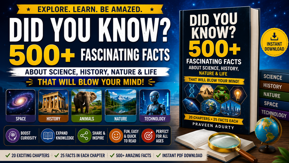 Did You Know 500+ Fascinating Facts