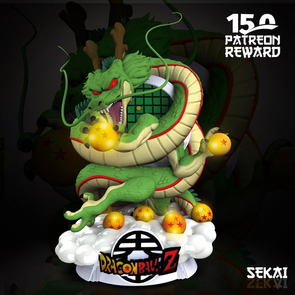 Shenlong Sculpture - Sekai 3D Models - Tested and Ready for 3D printing