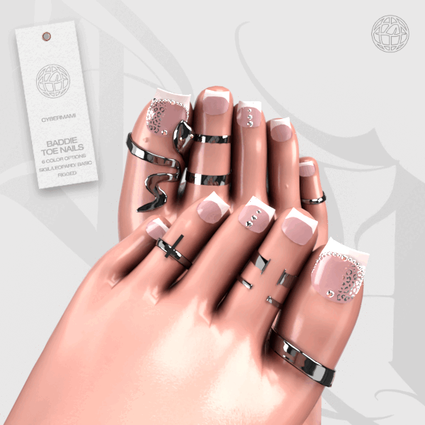 Baddie Toe Nails EGIRL
