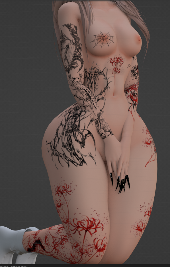 SPIDER LILLY TATS (FOR TORI BASE)