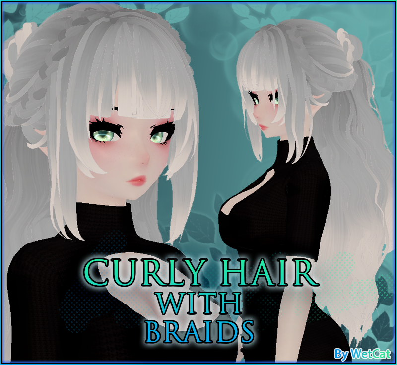 Short Fluffy Hair (FREE VRChat Asset)