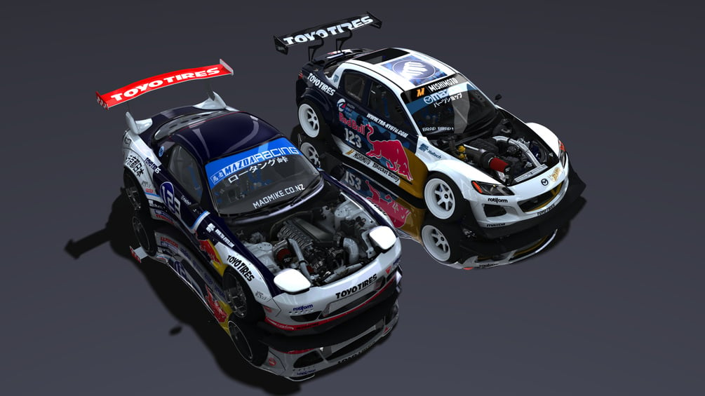 Labros Koltoukis Mazda FC Drift Spec - Assetto Corsa Mods